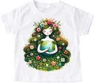 T-shirt koszulka dziecięca Pani Ziemia na Dzień Ziemiroz 128