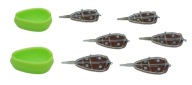 Zestaw Method Feeder 6 x KOSZYCZEK 15,20,25 GR METHOD FEEDER 2 x FOREMKA
