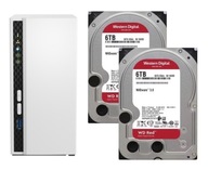 Qnap TS-233 s dvoma 6TB diskami