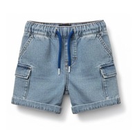 Krátke chlapčenské džínsové bavlnené šortky ORIGINAL MARINES veľ. 74 6-9 m