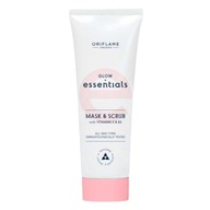 Oriflame Rozjasňujúca maska a scrub Essentials s vitamínom E a B3