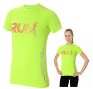 Koszulka damska Brubeck SS13270 Running NEON L