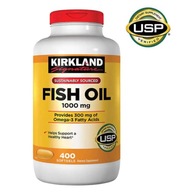 Kirkland Fish Oil 1000 mg., 400 Tabletki z usa