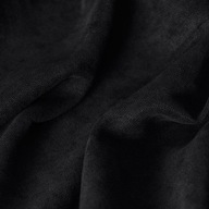 Látka na mb Milas čierna dekoračná záclona