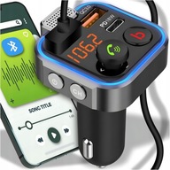 TRANSMITER BLUETOOTH AUDIO FM MP3 BT SZYBKA ŁADOWARKA 3X USB QC 3.0 RGB