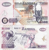 Zambia 1992 - 100 kwacha - Pick 38 UNC