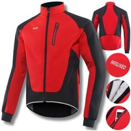 KURTKA ROWEROWA MĘSKA ZIMOWA SOFTSHELL OCIEPLANA TERMOAKTYWNA BR ARSUXEO