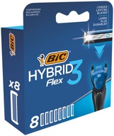 BIC Hybrid 3 Flex Wkłady do maszynki ostrza 8 szt