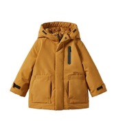 ZARA kurtka parka musztardowa water repellent 80