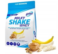 6PAK Milky Shake Whey 700g Arašidové maslo-banán