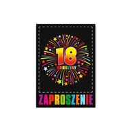 Party Zaproszenie Na 18 Fajerwerki 10 Szt.