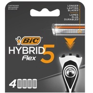 Wkłady do maszynek Bic Hybrid 5 Flex 4 szt. srebrne
