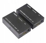 EXTENDER KONWERTER HDMI na LAN PO SKRĘTCE RJ45 60M