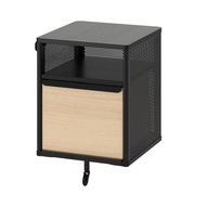 IKEA BEKANT Szafka siatka/czarny 41x61 cm