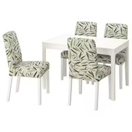 IKEA EKEDALEN/BERGMUND Stôl 4 stoličky Fagelfors