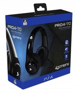 SŁUCHAWKI HEADSET SONY PRO SLIM GAMINGOWE Z MIKROFONEM CZARNE SOLIDNE PS4