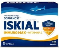 ISKIAL IMMUNO MAX + witamina C TRAN 120 kaps.
