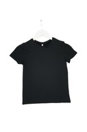 ONLY Čierne hladké tričko (7-8L)