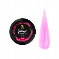 Budujúci gél Fox Vitrage Builder Gel Pink 15ml