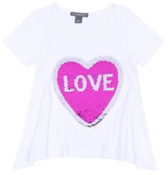Biała bluzeczka Love, Cute PRIMARK 3-4 lat 104 cm