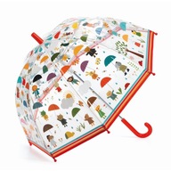 DJECO - parasol dziecięcy - parasolka dla dzieci transparentna - W DESZCZU