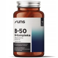 UNS B-50 B-Komplex 90vegcaps METYLKOBALAMIN VITAMIN B12 B6 P-5-P