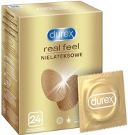 DUREX Real Feel Nelatexové kondómy 24 ks Tenké bez latexu