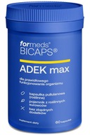 BICAPS ADEK MAX Witamina A D3 4000 E K2 ForMeds