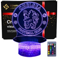 Lampka 3D nocna led usb + pilot Chelsea