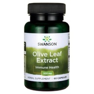 SWANSON Liść Oliwny Ekstrakt 500 mg 60 kaps.
