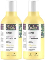 2 x So!Flow Výživný šampón pre kučeravé vlasy melón a aloe vera 400ml