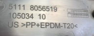 pad signs BMW X6 F16 m-packet 8056519