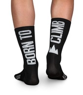 Cyklistické ponožky LUXA Born to Climb 42-44 čierna