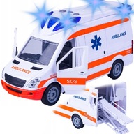 Karetka pogotowie ambulans dźwieki syreny świeci