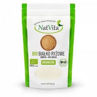 Ryžový proteín 80% Ryžový BIO Organický rastlinný proteín 200g NatVita