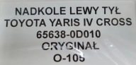 mudguard right rear part YARIS IV CROSS 65638-0D010