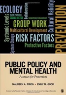 Public Policy and Mental Health: Avenues for