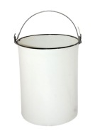 Zománcozott vödör PRL EGYEDI 26 cm x 34 cm