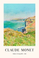 Plakat 60x40 Claude Monet fjord klif słońce morze art sztuka BOHO 30 WZORÓW