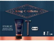 KING C Gillette zestaw Barber