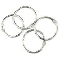 Gemkapocs 32mm króm 4db