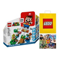 LEGO SUPER MARIO #71360 Przygody z Mario - zestaw startowy +Torba +Katalog