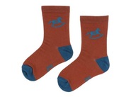 EMEL Ponožky ESK100-93 23-26 Červenovláska s modrým ko
