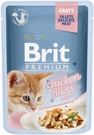 Brit Premium Cat Kitten Kurczak w sosie sasz. 85g