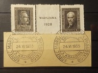 POLSKA Blok 1 znaczki 1928 Wystawa filatelistyczn