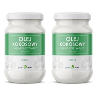 Olej kokosowy NIERAFINOWANY virgin PAKIET 2x 900ml