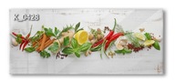 Sklenený panel tvrdený 120X50 BYLINKY kuchyňa