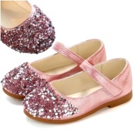 CSILLOGÓ BALERINA CIPŐ LÁNYNAK, ALKALMI, 16,5 CM, 27-ES MÉRET