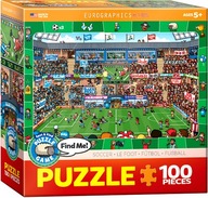 PUZZLE 100 SPOT&FIND SOCCER 6100-0476