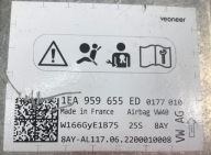 SKODA VW AUDI SEAT MODULO SENSOR AIRBAG AIRBAG 1EA959655ED